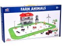 SERIA ZWIERZĘTA FARMA Stodoła z drogą + traktor, figurki i akcesoria ZA5687