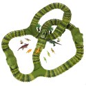 Tor wyścigowy dinozaury samochody XXL TRACK 240 elementów
