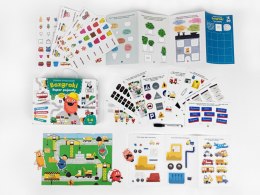 Kapitan Nauka Bazgraki Super pojazdy zabawy edukacyjne łamigłówki KS0883
