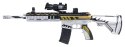 Karabin M416 Szary na Kulki Wodne + Akcesoria