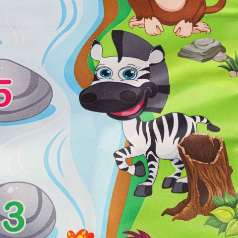 Mata interaktywna grająca muzyczna edukacyjna zwierzątka