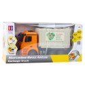Mercedes-Benz Antos Śmieciarka Zdalnie Sterowana RC Pomarańczowa 1:26