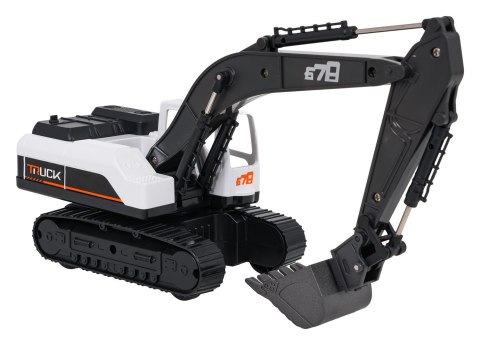 Metalowa Koparka Biała