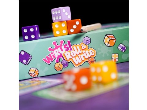 Muduko Emocjonująca gra Wirus! Roll&Write GR0822