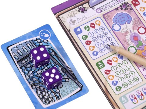 Muduko Emocjonująca gra Wirus! Roll&Write GR0822