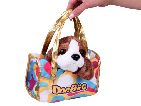 Urocza Maskotka Piesek w Torebce przytulanka dla dziecka ZA5856