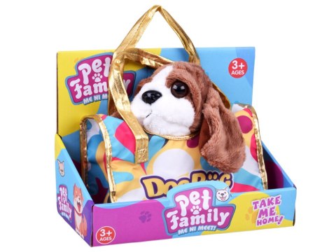 Urocza Maskotka Piesek w Torebce przytulanka dla dziecka ZA5856