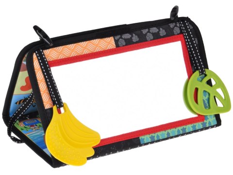 Zabawka sensoryczna składana z lusterkiem + książeczka kontrastowa ZA5829