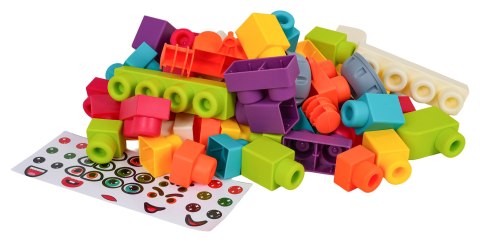 Zestaw Miękkich Klocków 60el. + Plecak