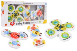 Zestaw Spinnerów 3w1 Biedronka, Motyl, Pszczoła