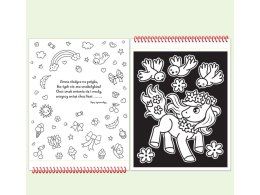 Aksjomat Welurkowe kucyki. Dotykaj i koloruj KS1150