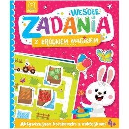 Aksjomat Wesołe zadania z królikiem magikiem. Z naklejkami 4+ KS1163