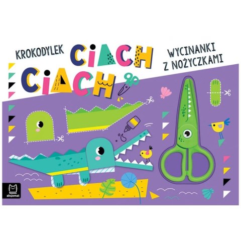 Aksjomat Wycinanki z nożyczkami. Krokodylek ciach KS1170