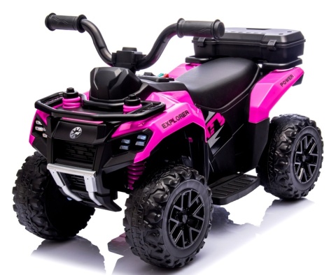 Quad J9 RÓŻOWY na akumulator dla dzieci, muzyka, światło