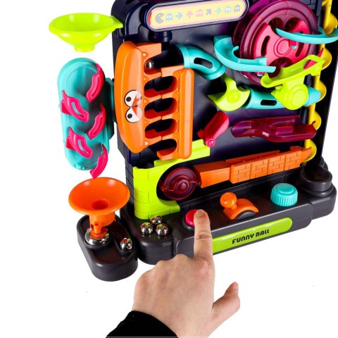 Tor kulkowy przeszkód dla kulek zabawka zręcznościowa