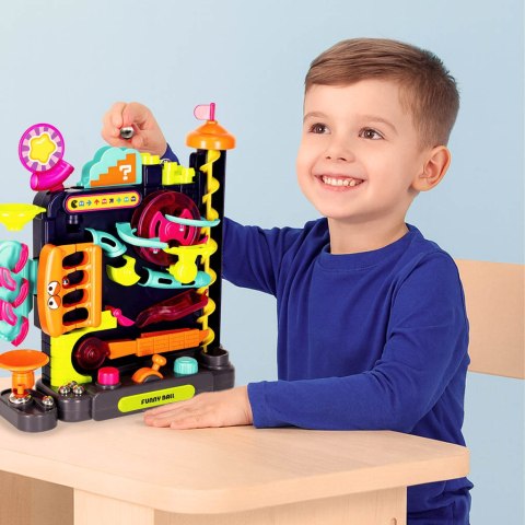 Tor kulkowy przeszkód dla kulek zabawka zręcznościowa