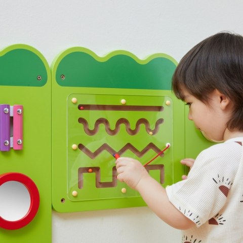 VIGA ablica Sensoryczna Manipulacyjna Krokodyl Certyfikat FSC Montessori