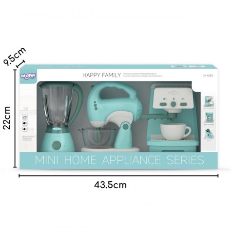 WOOPIE Zestaw AGD 3w1 Ekspres Mikser Blender Efekty Dźwiękowe Świetlne