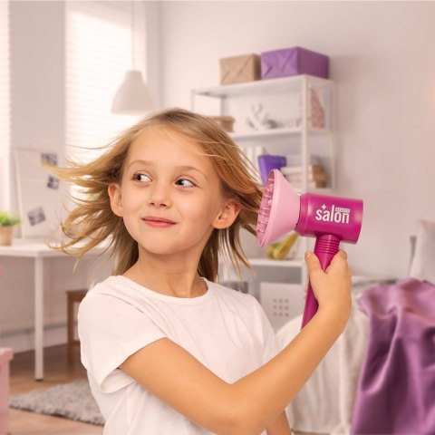 Zestaw fryzjerski dla dzieci suszarka prostownica 16 elementów