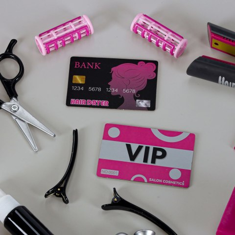 Zestaw fryzjerski dla dzieci suszarka prostownica 20 elementów