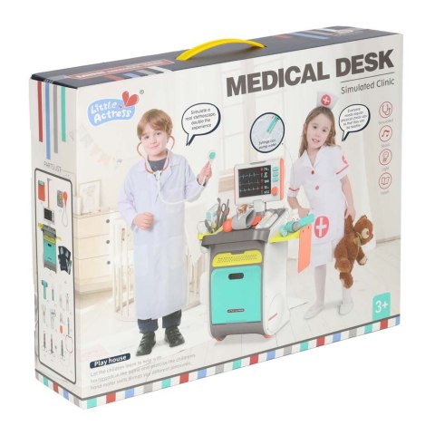 Zestaw lekarza stacja medyczna mały doktor 34 elementY