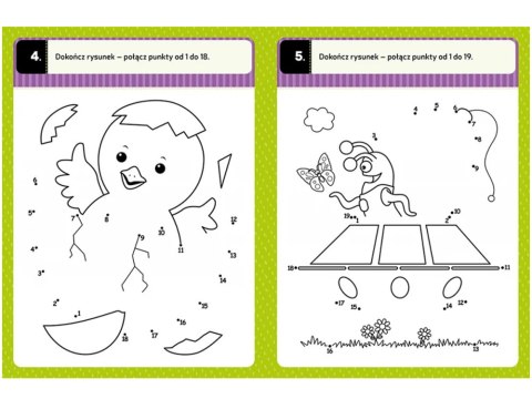 Aksjomat Połącz kropki. Łamigłówki przedszkolaka KS1129