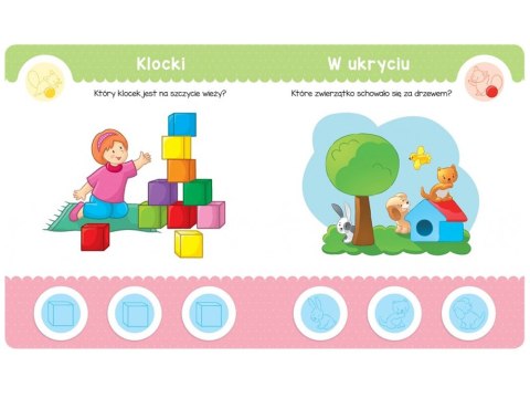 Aksjomat Quiz 2-latka z wiewiórką. Zabawa z naklejkami i test wiedzyKS1134