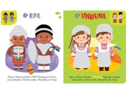 Aksjomat Ubieranki naklejanki- odkrywaj świat przez modę i kulturę! KS1142