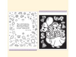 Aksjomat Welurkowe królewny. Dotykaj i koloruj KS1149