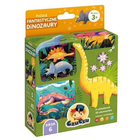 CzuCzu Puzzle Fantastyczne Dinozaury 3+ ZA6096