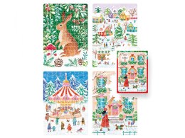 CzuCzu Puzzlove Zima 4 układanki po 150 elementów ZA6114