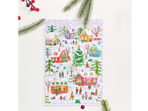 CzuCzu Puzzlove Zima 4 układanki po 150 elementów ZA6114