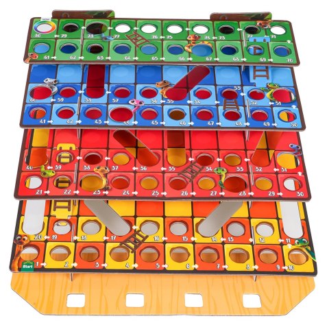 Gra Planszowa 3D Wąż Drabiny