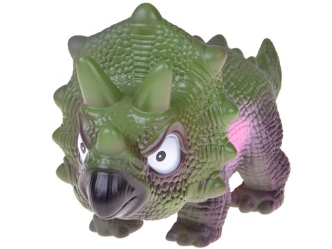 Interaktywny gumowy dinozaur triceratops figurka z dźwiękiem RYCZY ZA5726