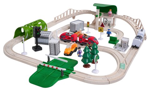 Kolejka Miasto z Funkcją Świateł i Dźwięku 80el.