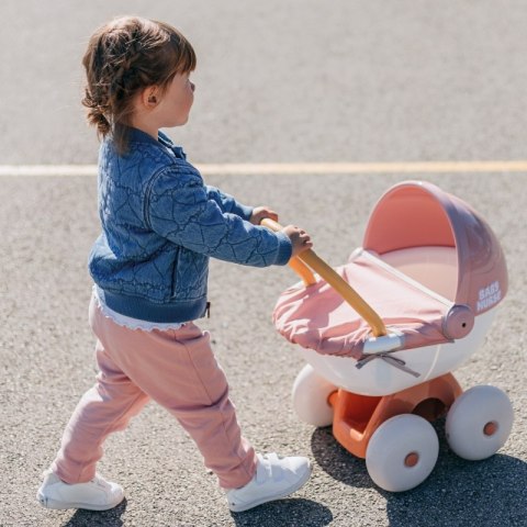 SMOBY Baby Nurse Wózek Głęboki z Plastikowym Daszkiem