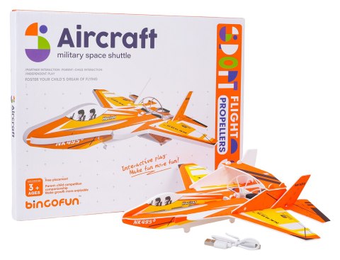 Styropianowy Myśliwiec z Zasilaniem