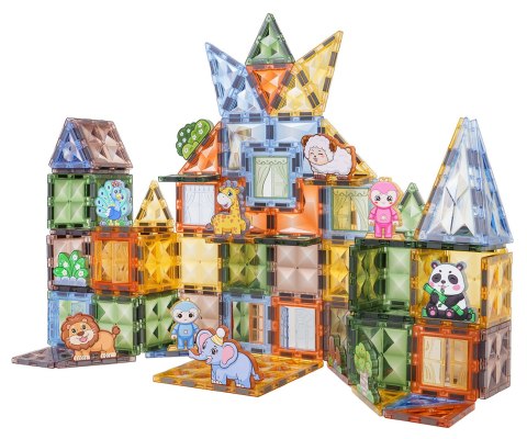 Zestaw Klocków Magnetycznych 116el.