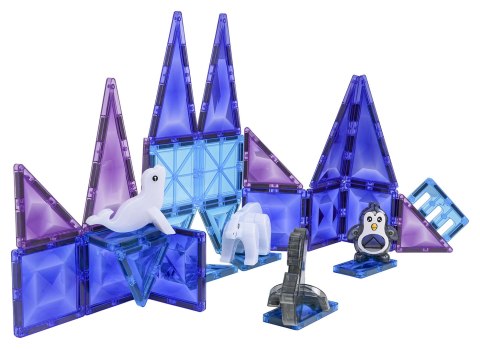 Zestaw Klocków Magnetycznych ICE SNOW 30el.