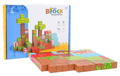 Zestaw Kostek, Klocków Magnetycznych 102el.