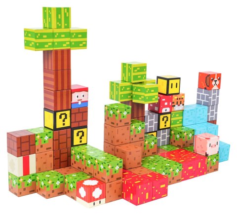 Zestaw Kostek, Klocków Magnetycznych 102el.