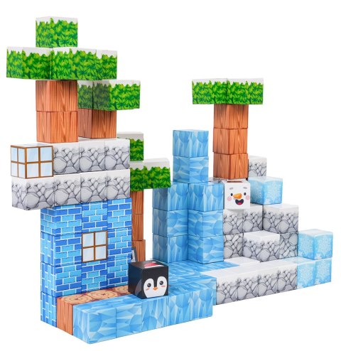 Zestaw Kostek, Klocków Magnetycznych 113el.