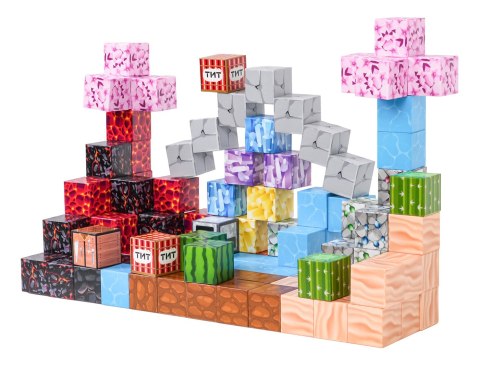 Zestaw Kostek, Klocków Magnetycznych 117el.