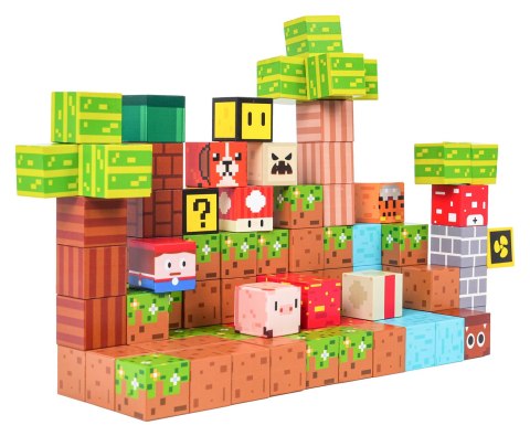 Zestaw Kostek, Klocków Magnetycznych 84el.