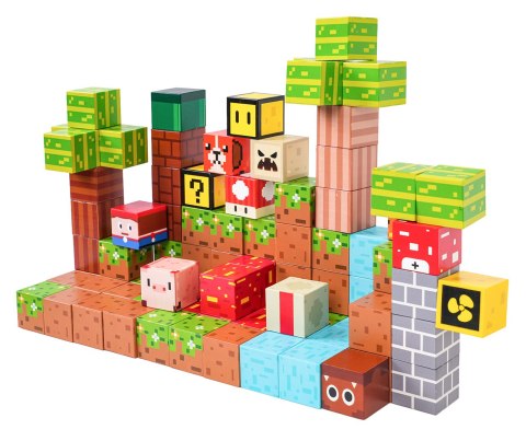 Zestaw Kostek, Klocków Magnetycznych 84el.