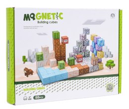 Zestaw Kostek, Klocków Magnetycznych 88el.