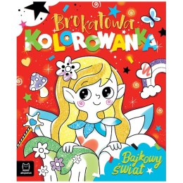 Aksjomat Brokatowa kolorowanka. Bajkowy świat KS1041
