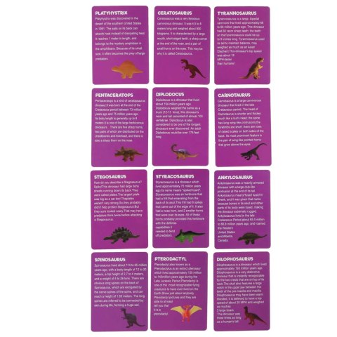 Dinozaury wykopaliska jajo dinozaura figurki zestaw archeologiczny 12 jajek