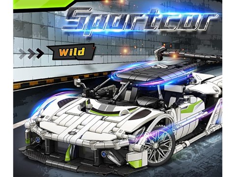 Klocki techniczne 2w1 auto sportowe statek kosmiczny 1091ele ZA5731