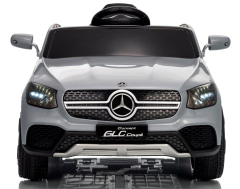 Mercedes GLC COUPE Concept Auto na akumulator 4x4 SREBRNY, Światła, Dźwięki, Pilot, Koła EVA
